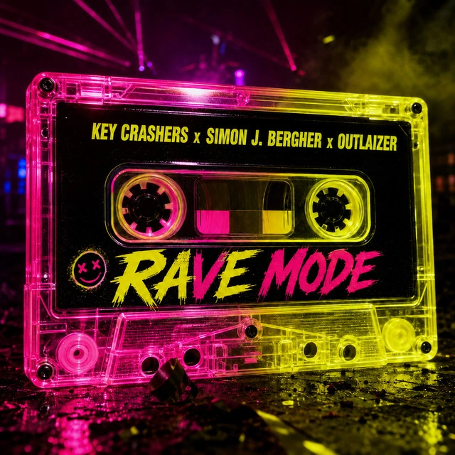 Key Crashers Release Rave Mode, a 155 BPM Hard Dance Single with Simon J. Bergher and Outlaizer